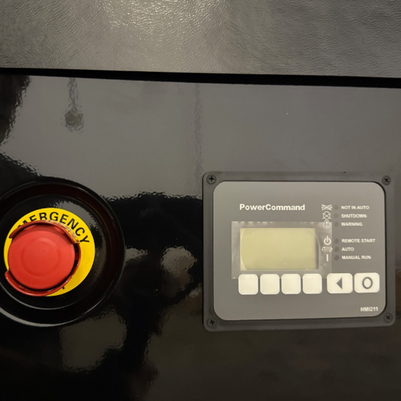 Load image into Gallery viewer, Cummins C125D6C view of PowerCommand 1.1 and E-Stop