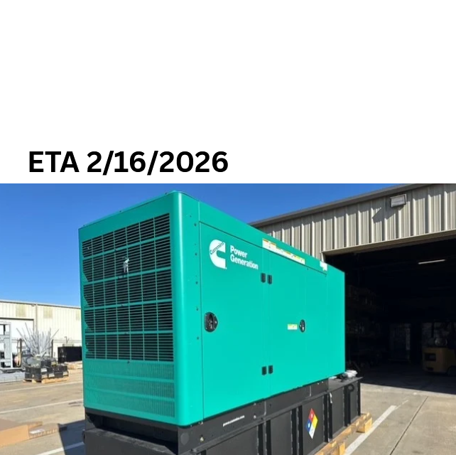 Load image into Gallery viewer, Cummins C125D6C diesel generator with green sound enclosure and 24-hour subbase fuel tank