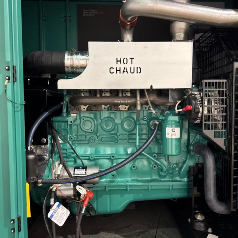 Load image into Gallery viewer, Engine view of Cummins C125D6D, C150D6D, and C200D6D diesel generator