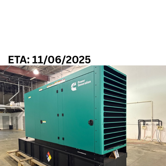 Cummins C150D6D diesel generator with ETA: 11/0/2025