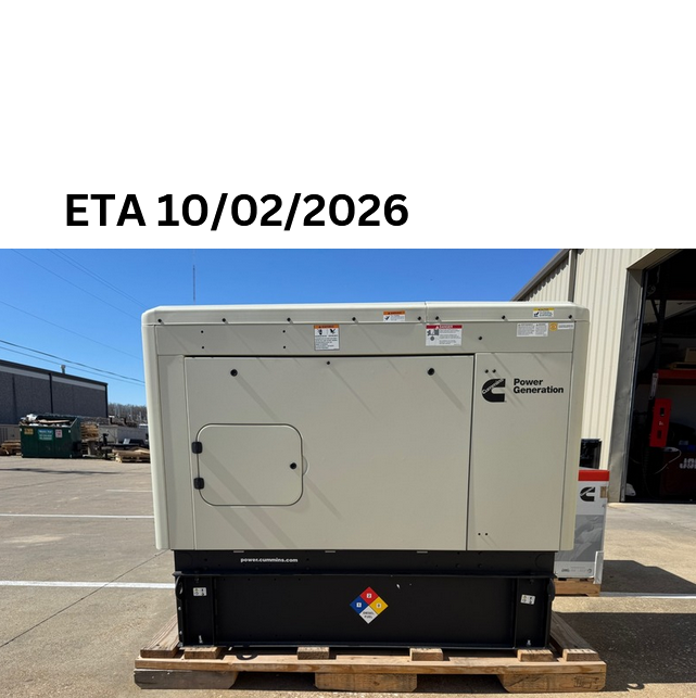 Load image into Gallery viewer, Cummins C20D6 diesel home generator with sandstone sound enclosure and ETA 10-2-2026