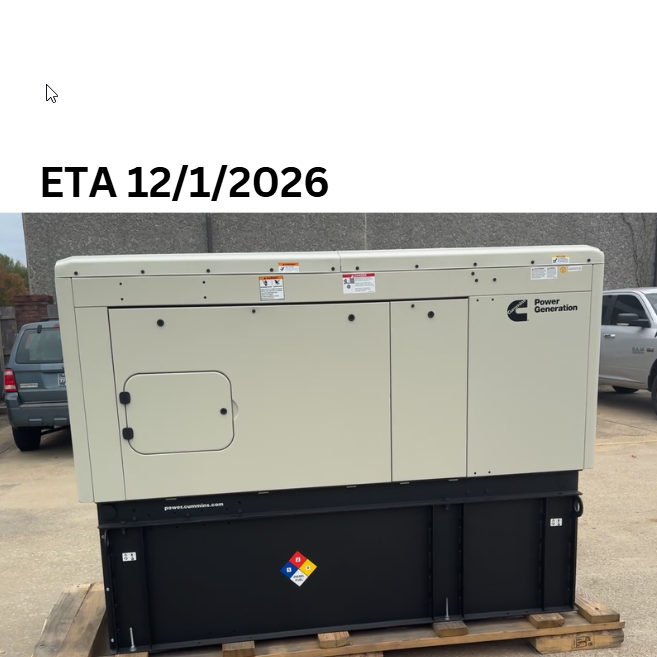 Load image into Gallery viewer, Cummins C50D6 diesel whole house generator with sandstone enclosure and subbase fuel tank ETA: 12/1/2026
