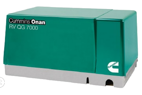 Load image into Gallery viewer, Cummins Onan RV QG 7000 generator on a white background