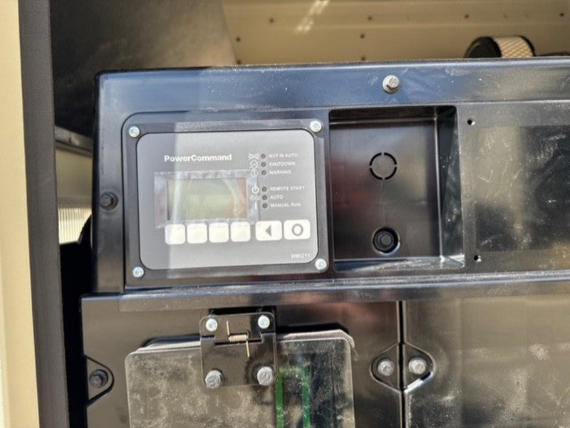 Load image into Gallery viewer, Cummins RS25 QuietConnect with view of Cummins PowerCommand 1.1 control.