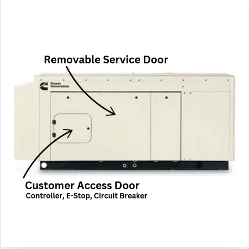 Load image into Gallery viewer, Cummins QuietConnect showing access doors