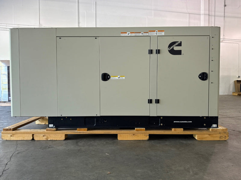 Load image into Gallery viewer, Cummins RS50-100 QuietConnect Commercial 3-Phase Voltage Standby Generator with sandstone enclosure