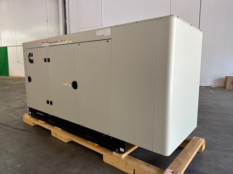 Load image into Gallery viewer, Cummins RS50-100 QuietConnect Commercial 3-Phase Voltage Standby Generator with sandstone enclosure
