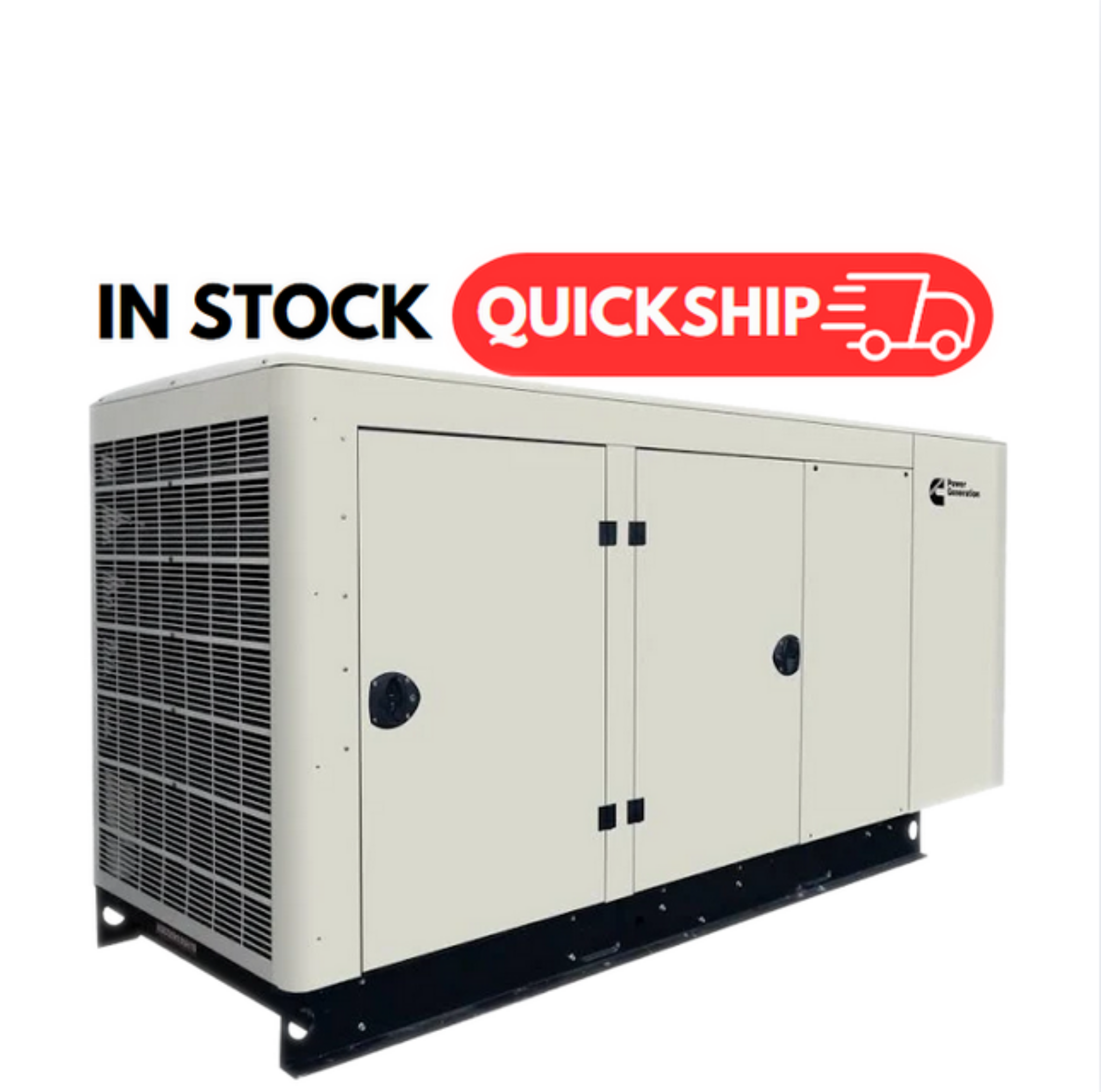 Cummins 80kW RS80 Genset, 277/480V 3-Ph. A054F852 – Buckeye Power