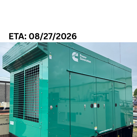 Cummins 500DFEK with green enclosure and subbase regional fuel tank