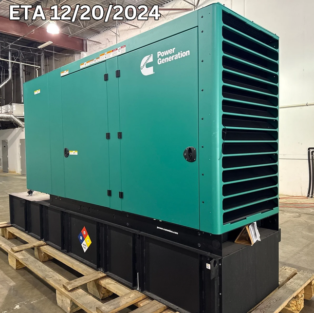 Cummins C200D6D diesel generator with ETA 12/20/2024