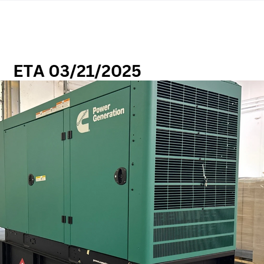 Cummins C80D6C 80kW Diesel Industrial Generator - 277/480V 3-Ph., 24-Hr Fuel Tank, Sound Enclosure, **ETA 3/21/2025**