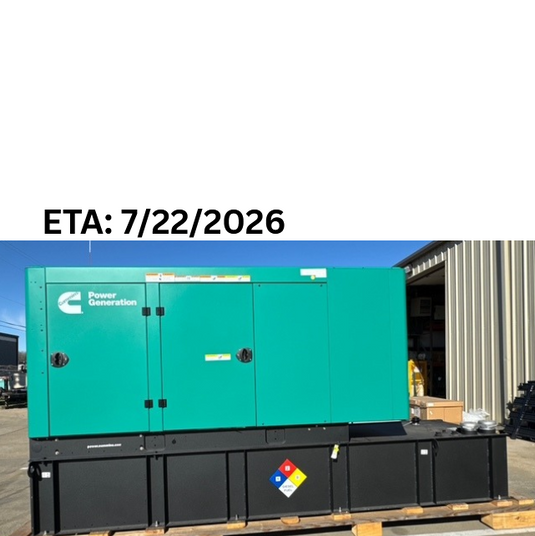 Cummins 80kW C80D6C Industrial Diesel Generator, 277/480V 3-Phase