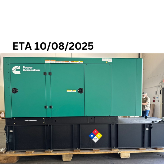 Cummins C80D6C Diesel Generator 120/208V 3-Phase ETA 10-08-2025