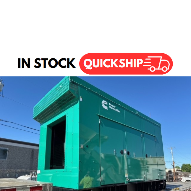 Cummins DQDAA 250kW diesel generator in stock, quickship.