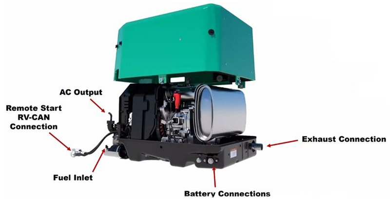 Load image into Gallery viewer, Cummins Onan QG2800i 2800W 120V Gasoline RV Generator
