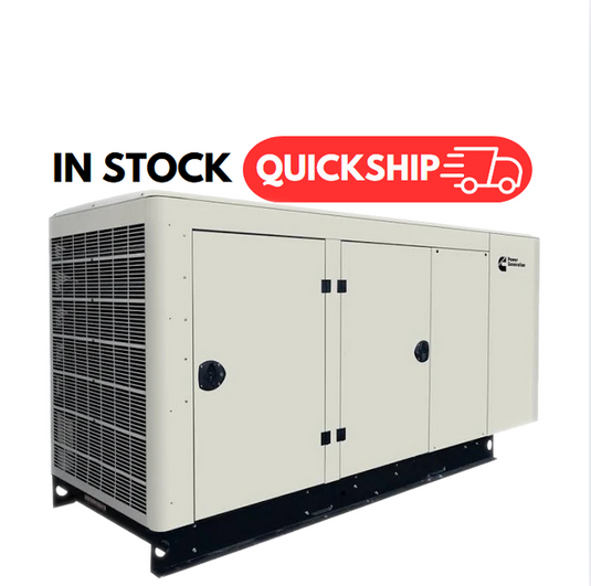 Cummins RS100 Natural Gas / Propane Commercial Generator 100kW @ 120/208V 3-Phase