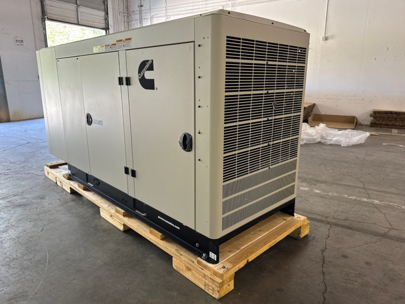 Load image into Gallery viewer, Cummins RS50-100 QuietConnect Commercial 3-Phase Voltage Standby Generator with sandstone enclosure
