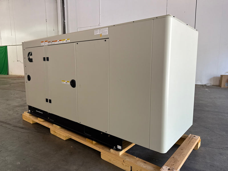 Load image into Gallery viewer, Cummins RS50-100 QuietConnect Commercial 3-Phase Voltage Standby Generator with sandstone enclosure
