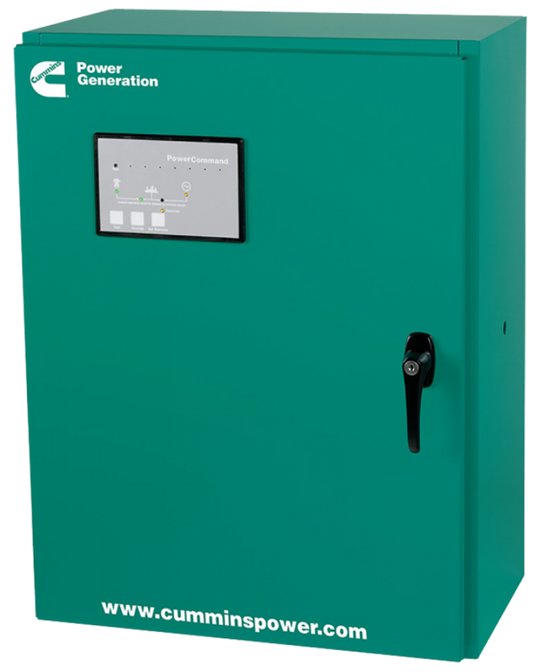 Cummins OTEC225 ATS with green enclosure, 120/240V Single-Phase