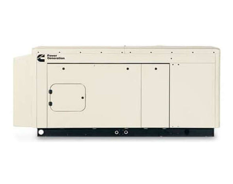 Cummins RS30, 1800 RPM, 30kW @ 120/208V 3-Phase Standby Generator for Commerical applications