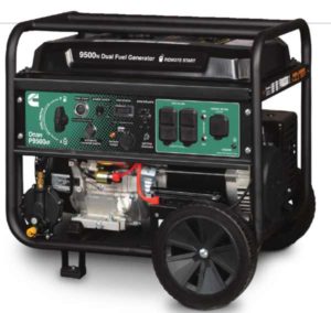 Cummins Onan P9500 7500 Watt Portable Generator - Dual Fuel